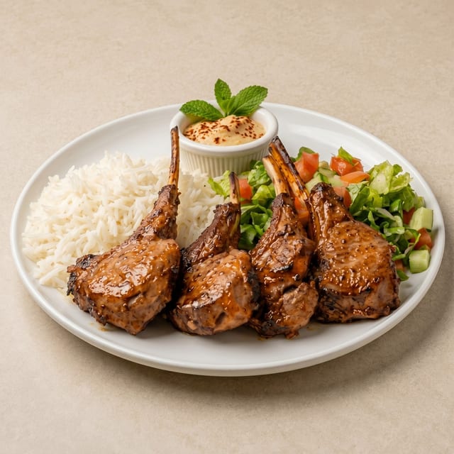 Lamb Chops Plate.