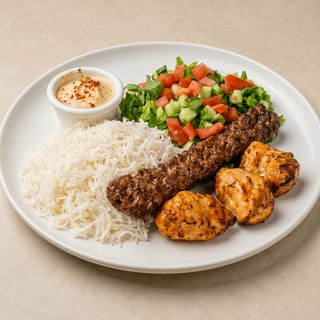 12. Combo Kabob Plate