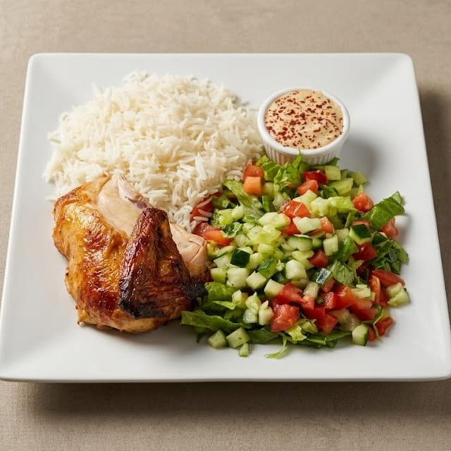 4. 1/4 White Chicken.