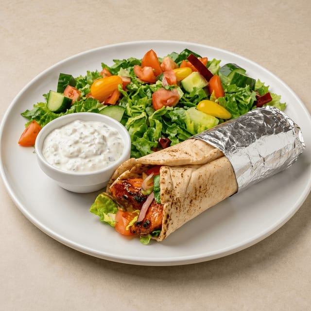 17. Chicken Kabob Wrap.