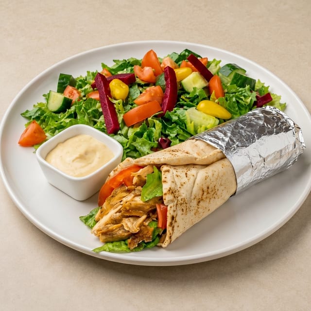 Chicken Shawarma Wrap.