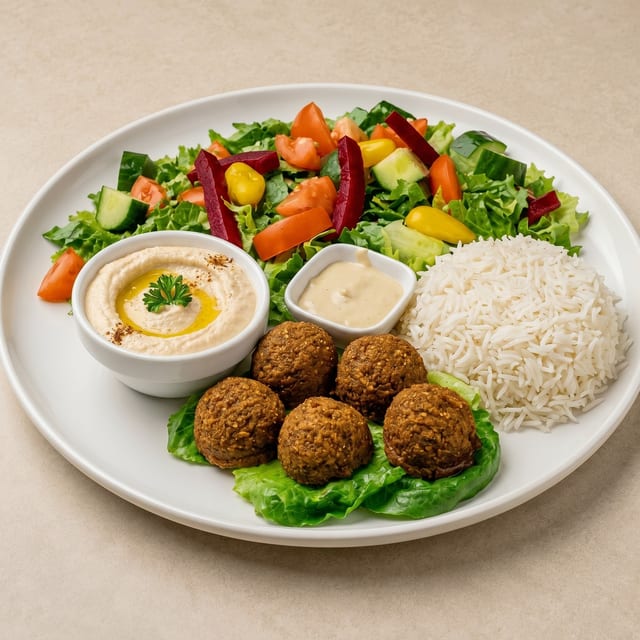 Falafel Plate.