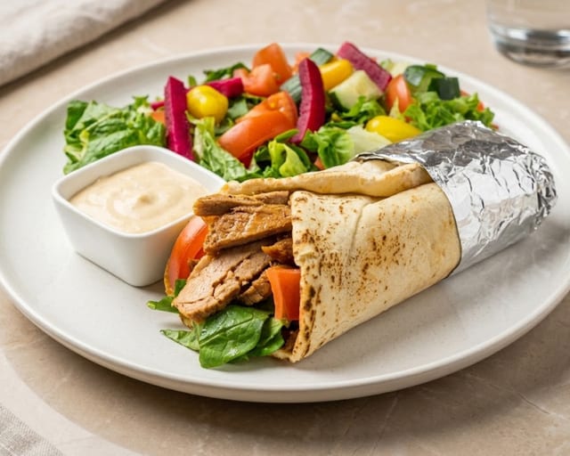 21. Tri-Tip Shawarma Wrap.