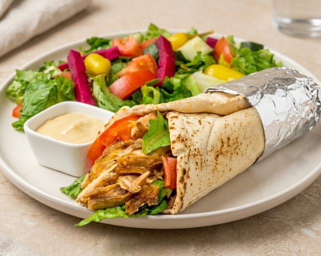 22. Chicken Shawarma Wrap.