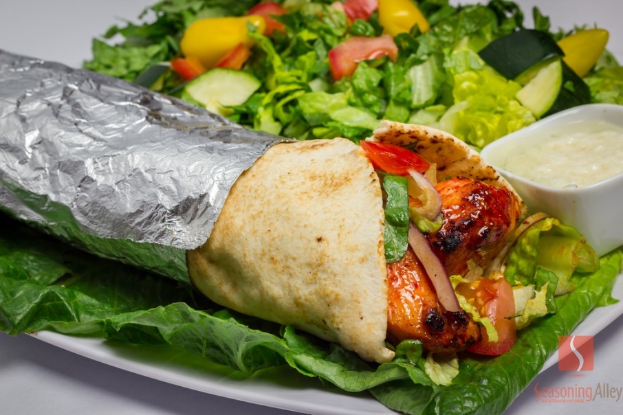 calories in shish taouk wrap