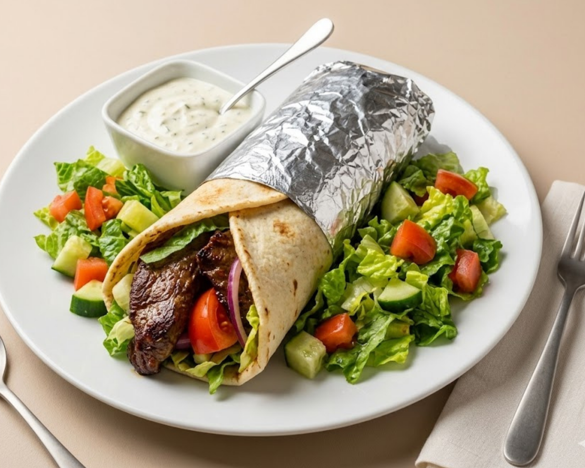  BEEF SHISH KABOB WRAP